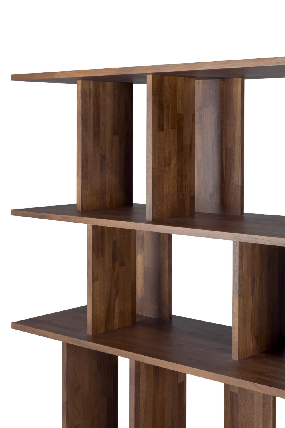 Brown Teak Shelving System | Ethnicraft Irregular | Oroa.com