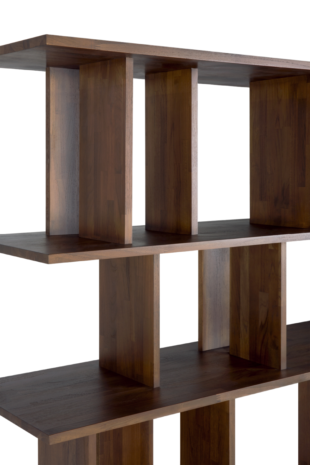 Brown Teak Shelving System | Ethnicraft Irregular | Oroa.com