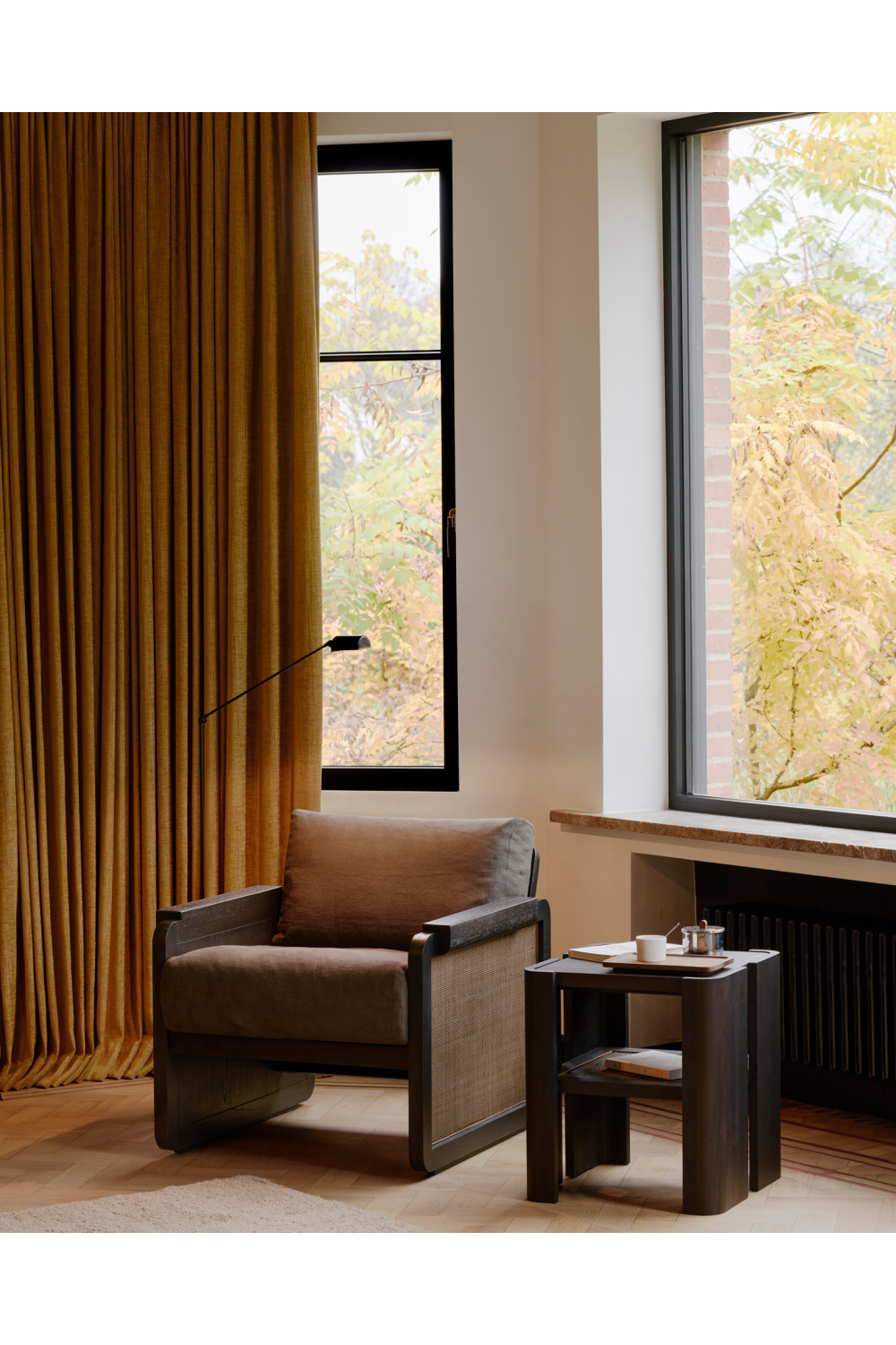 Brown Teak Side Table | Ethnicraft Panel | Oroa.com