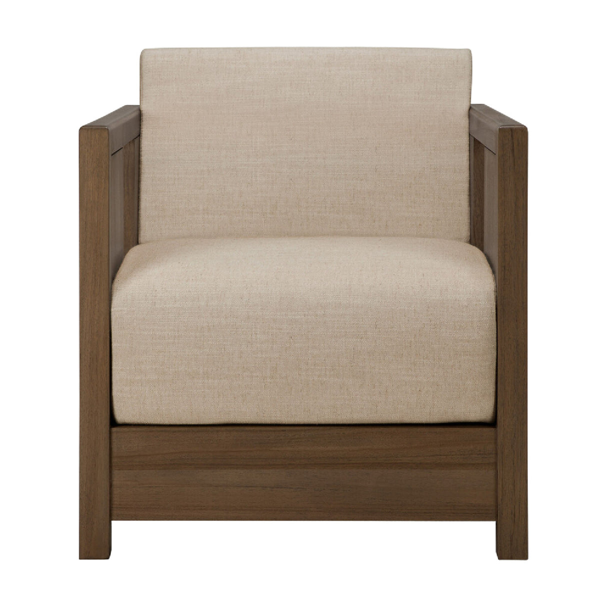 Modern or European furniture - Fabric Cushioned Lounge Chair - www.oroa.com | Oroa.com