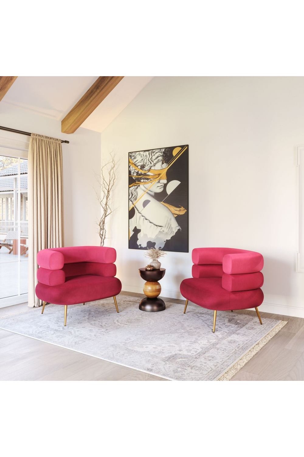 Stacked Bronze Side Table | OROA Modern Tripoli | OROA.com