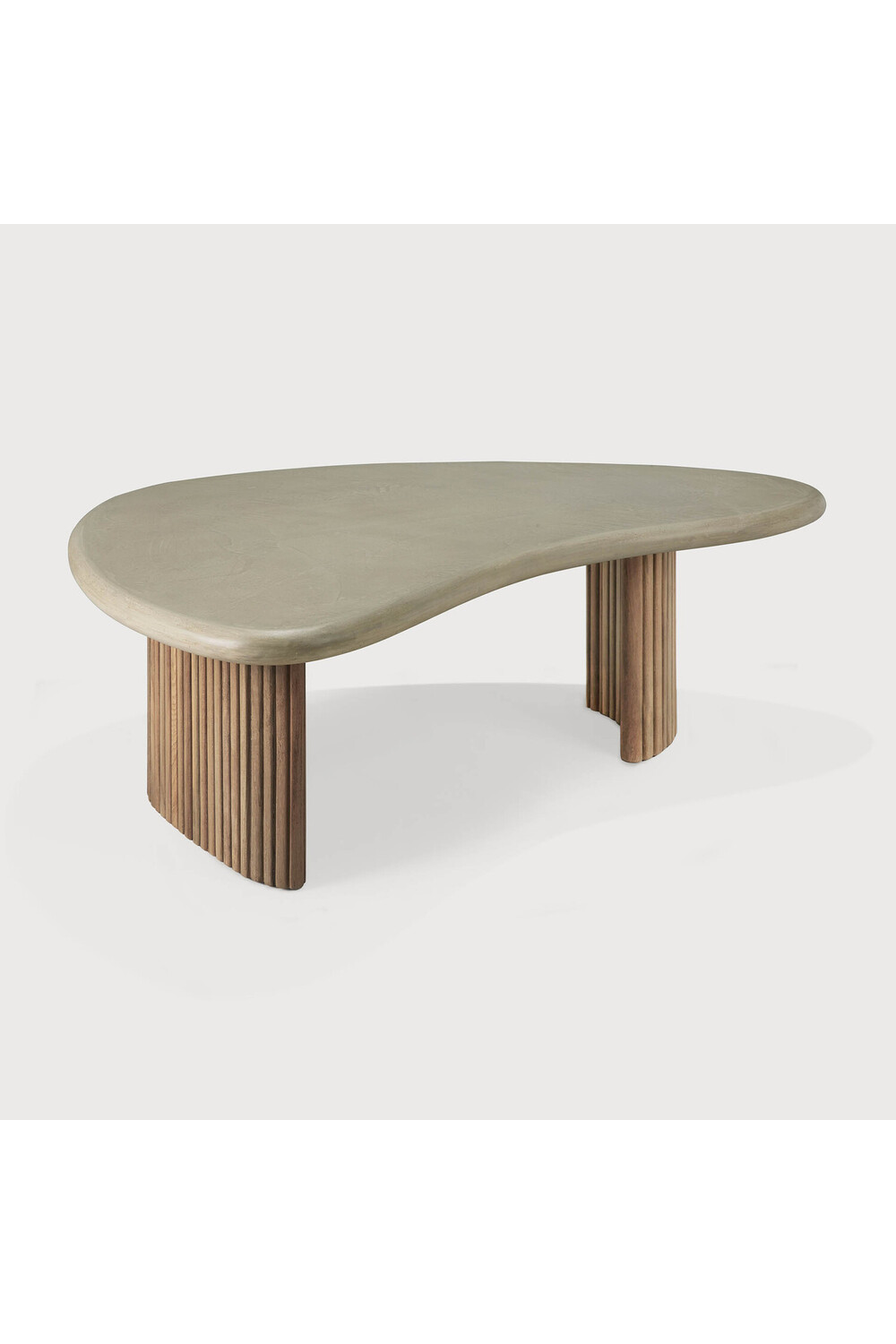 Teak Base Outdoor Coffee Table | Ethnicraft Boomerang | Oroa.com
