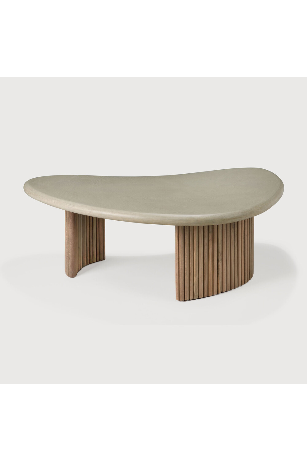 Teak Base Outdoor Coffee Table | Ethnicraft Boomerang | Oroa.com