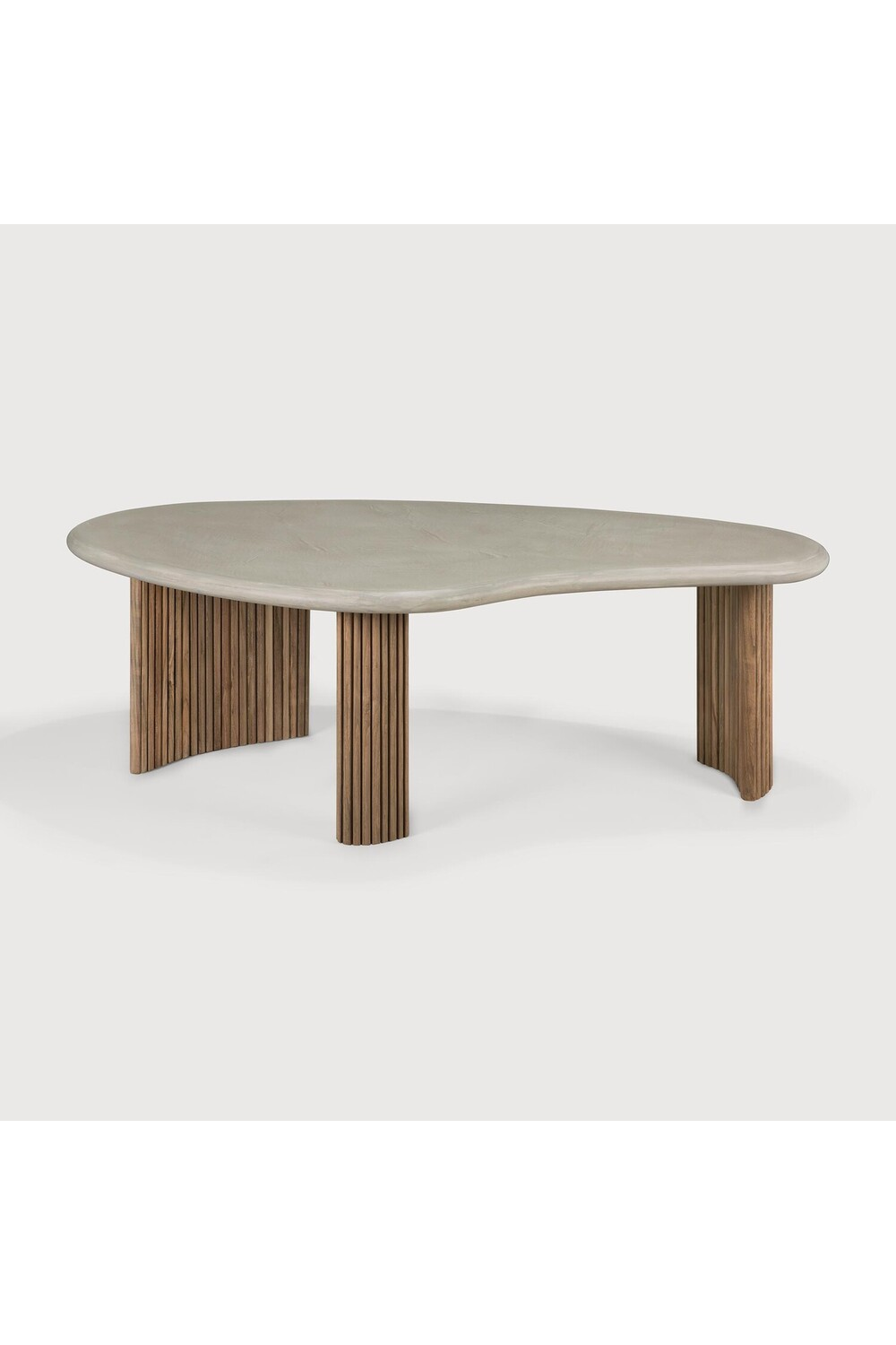 Teak Base Outdoor Coffee Table | Ethnicraft Boomerang | Oroa.com