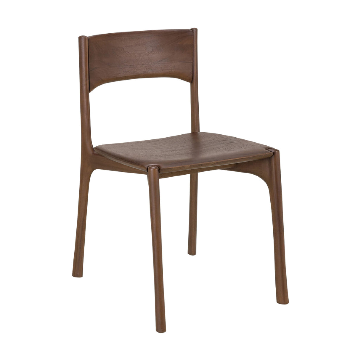 Modern or European furniture - Brown Teak Dining Chair - www.oroa.com | Oroa.com
