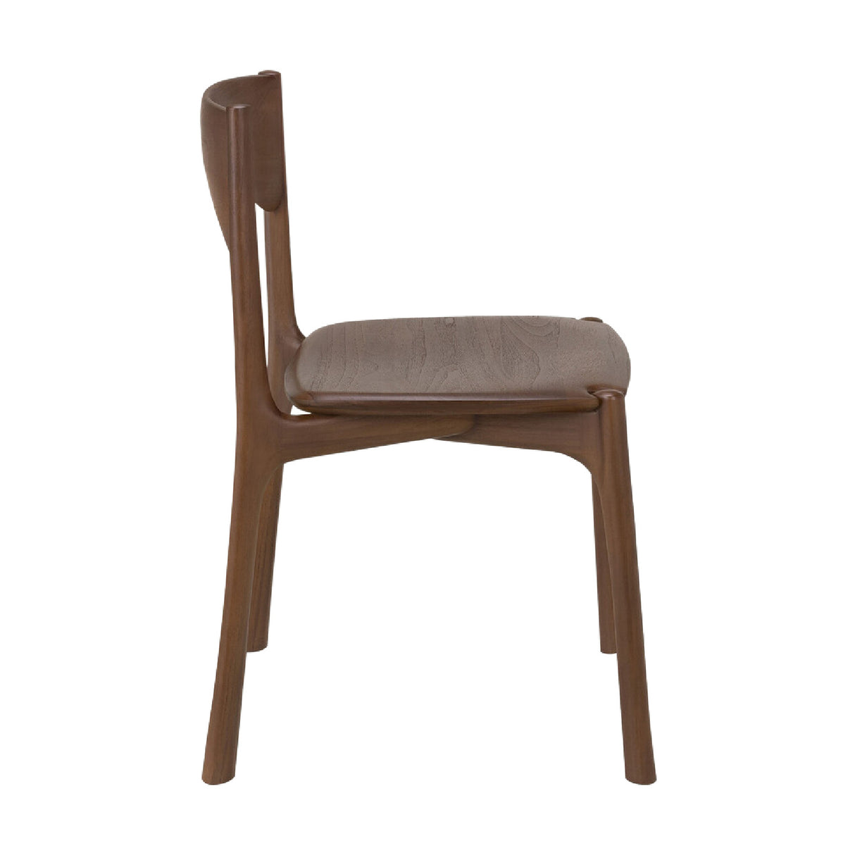 Modern or European furniture - Brown Teak Dining Chair - www.oroa.com | Oroa.com