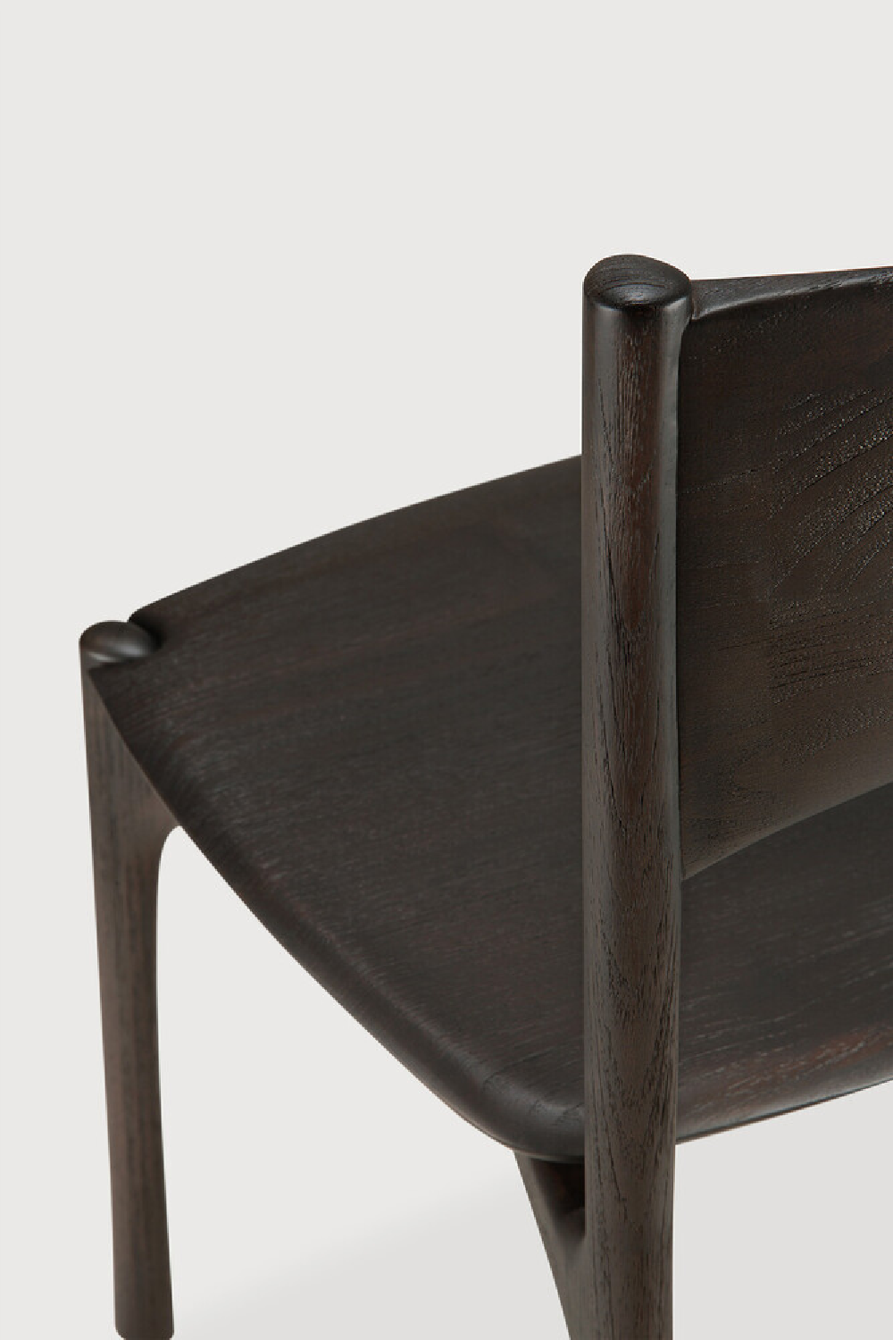 Dark Brown Teak Dining Chair | Ethnicraft PI | Oroa.com