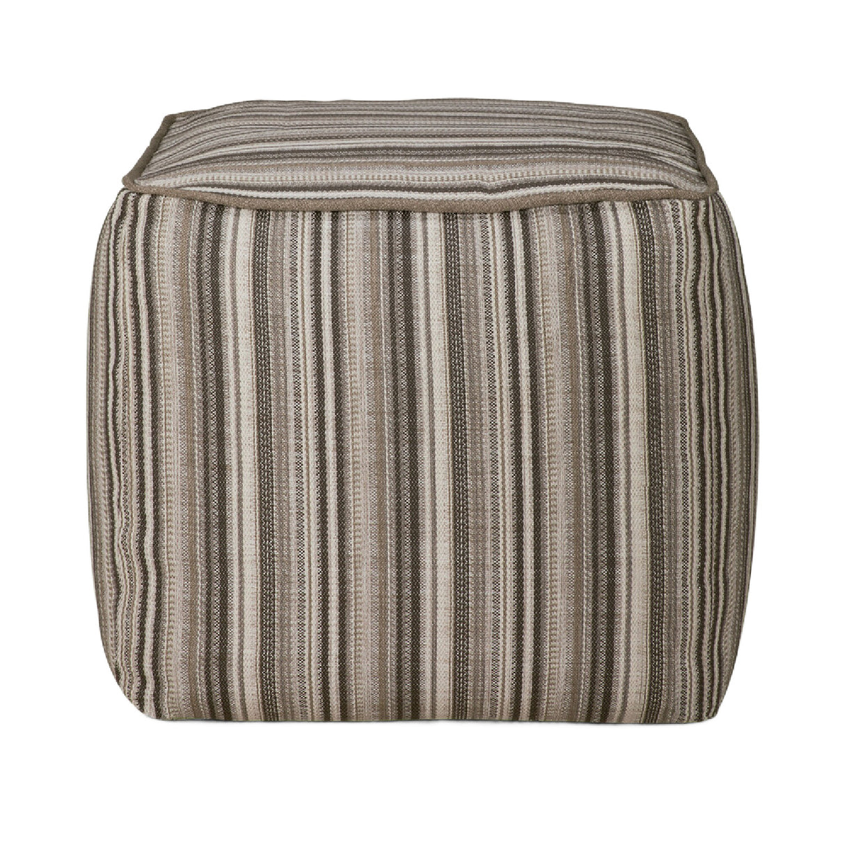 Modern or European furniture - Stripe Outdoor Ottoman - www.oroa.com | Oroa.com