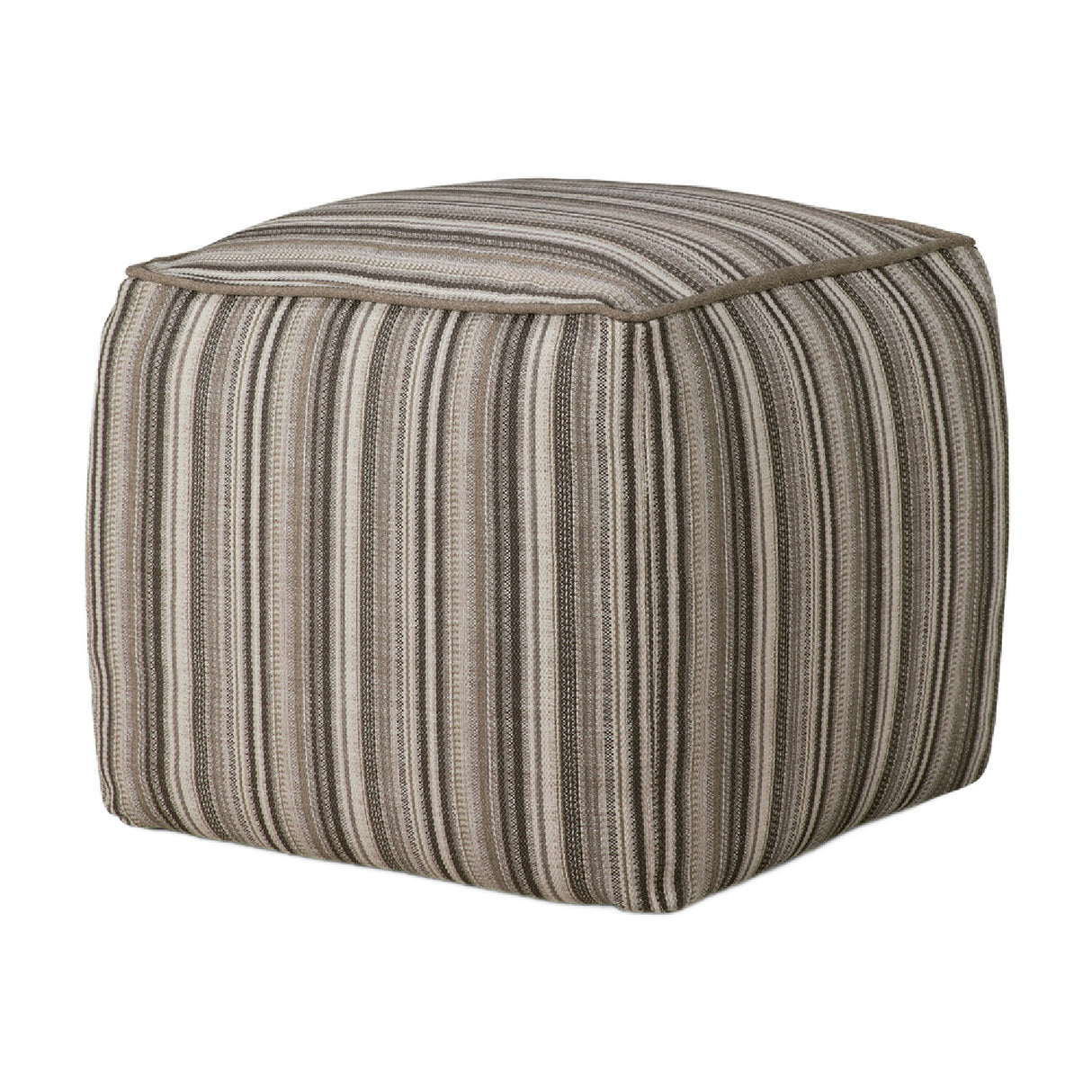 Modern or European furniture - Stripe Outdoor Ottoman - www.oroa.com | Oroa.com