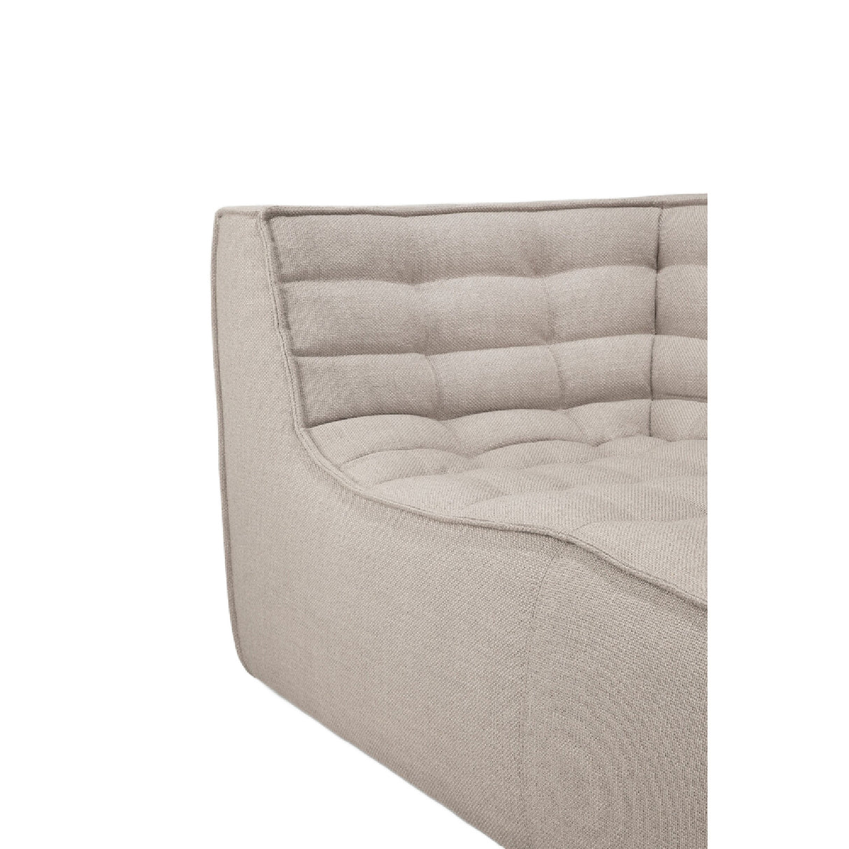 Modern or European furniture - Stitched Detail 3-Seater Sofa - www.oroa.com | Oroa.com