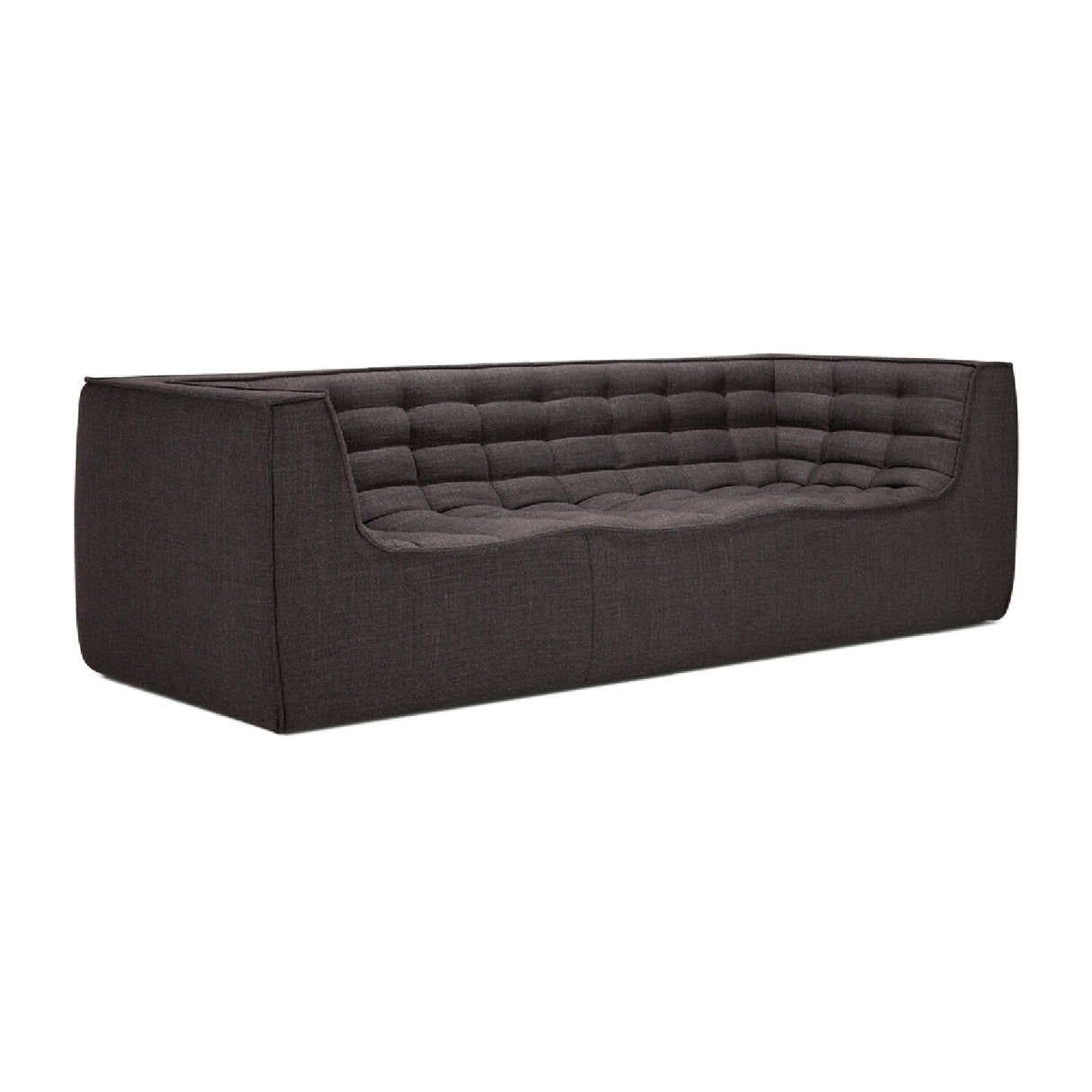 Modern or European furniture - Stitched Detail 3-Seater Sofa - www.oroa.com | Oroa.com