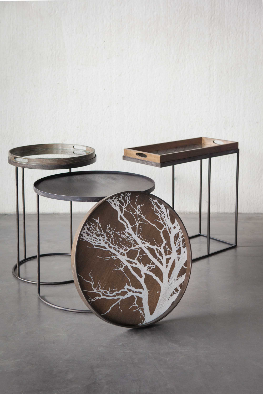 Wooden Round Tray | Ethnicraft Tree | Oroa.com