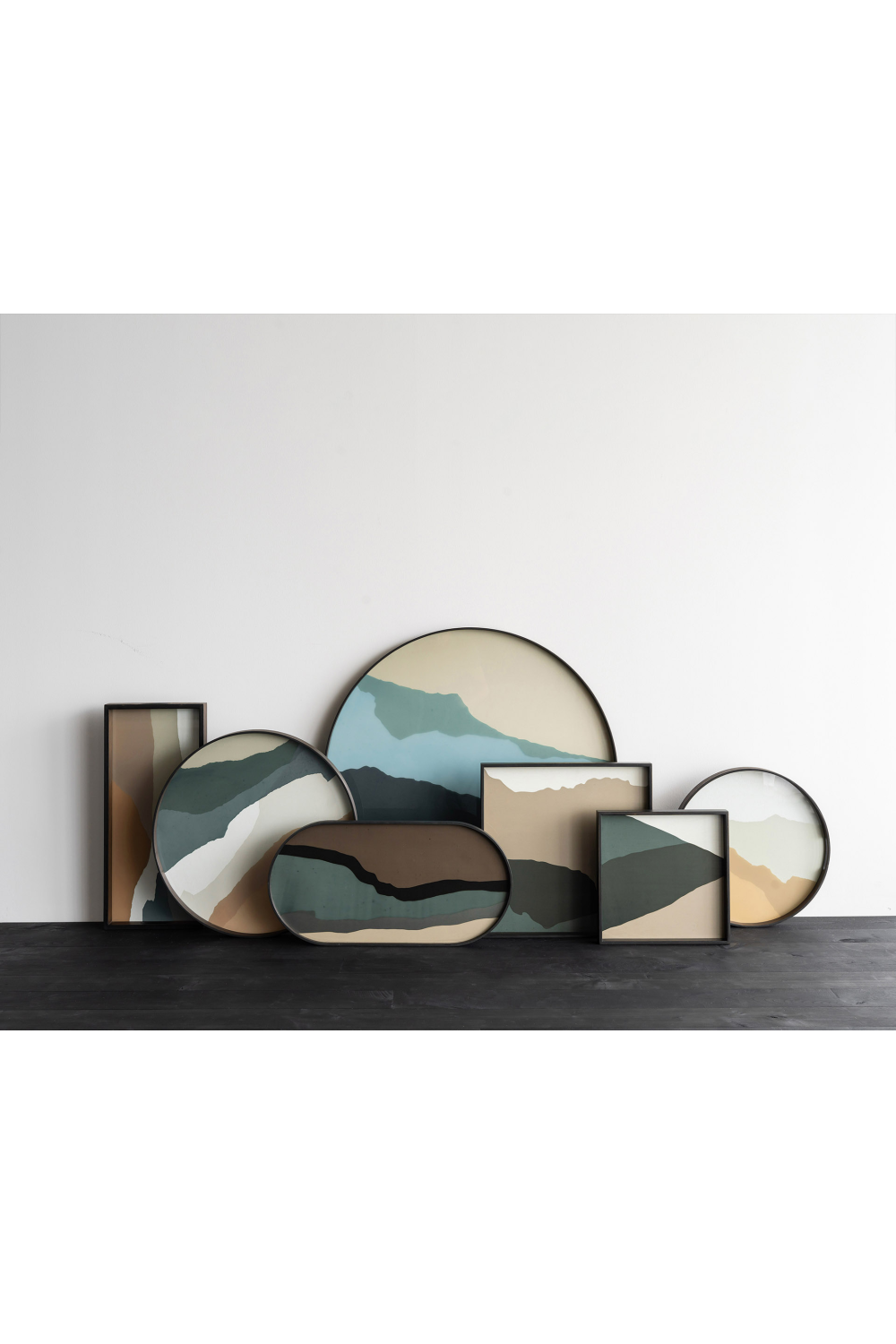 Wooden Rim Round Tray | Ethnicraft Wabi Sabi | Oroa.com