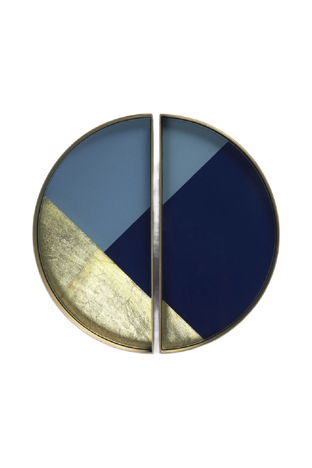 Semi-Circular Valet Tray Set (2) | Ethnicraft Geometric | Oroa.com