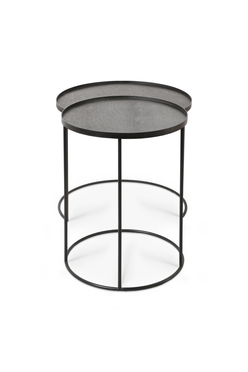 Round Tray Side Table Set (2) | Ethnicraft | OROA.com