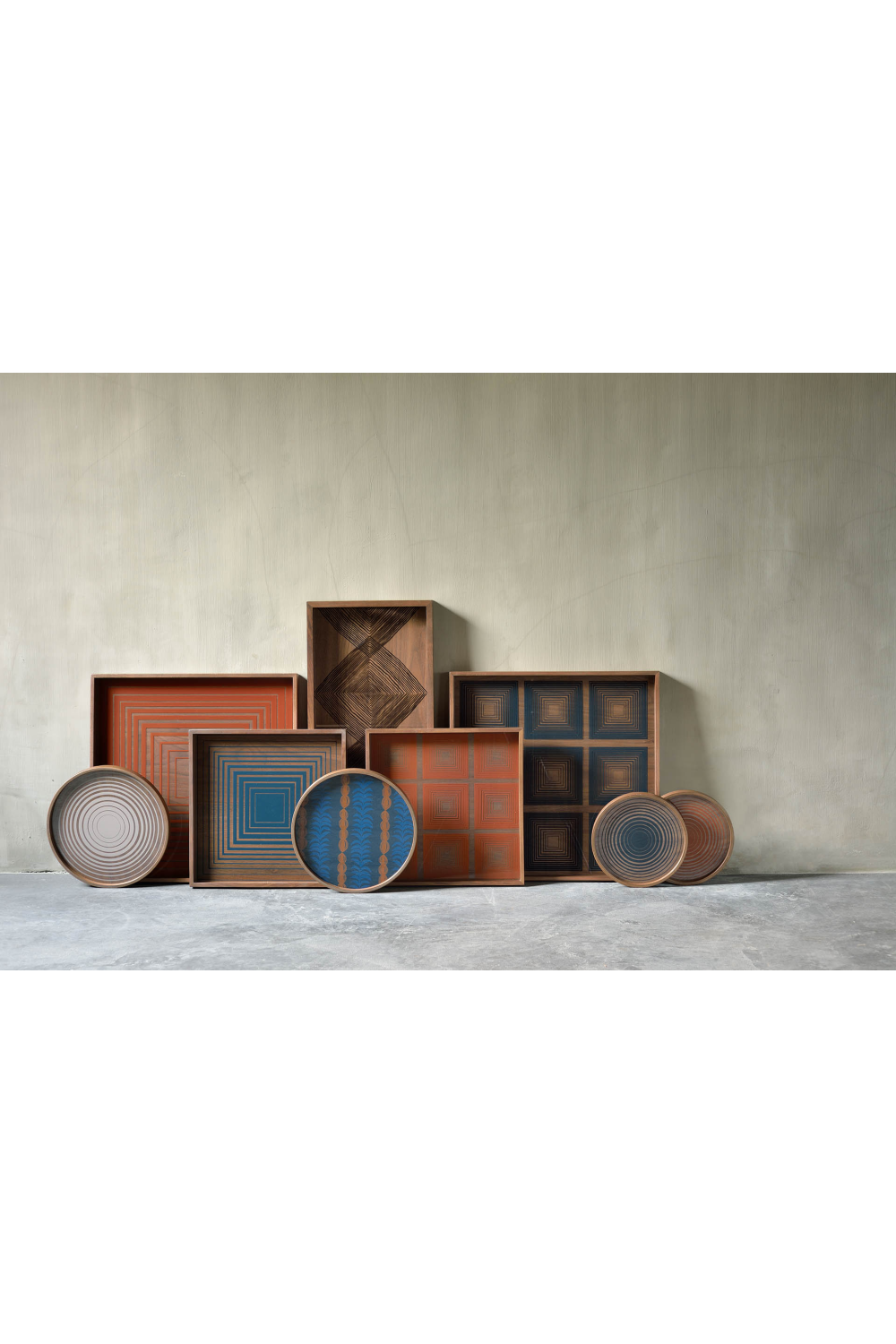 Square Glass Tray | Ethnicraft Linear Flow | Oroa.com