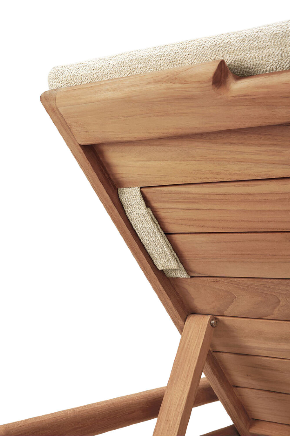 Outdoor Adjustable Lounger Cushion | Ethnicraft Jack | Oroa.com