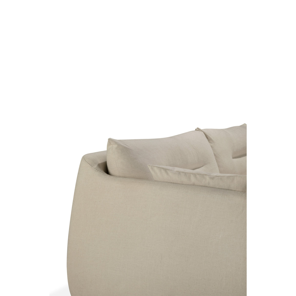 Modern European furniture - Linen Blend 2-Seater Sofa - www.oroa.com | Oroa.com