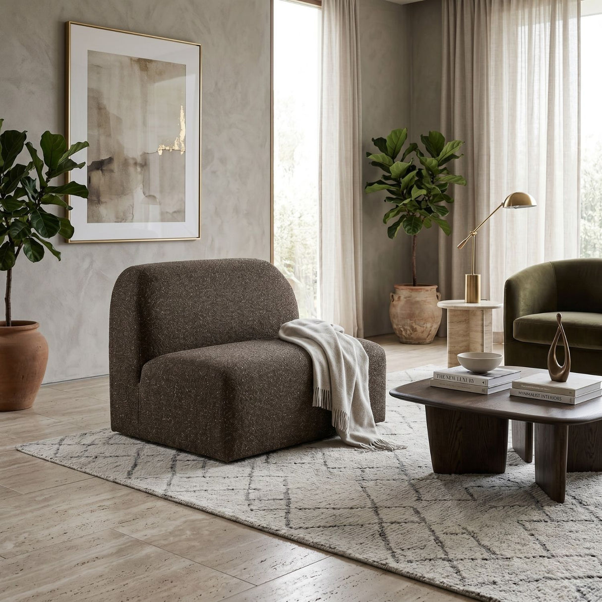 Brown Modular Sofa | Oroa.com