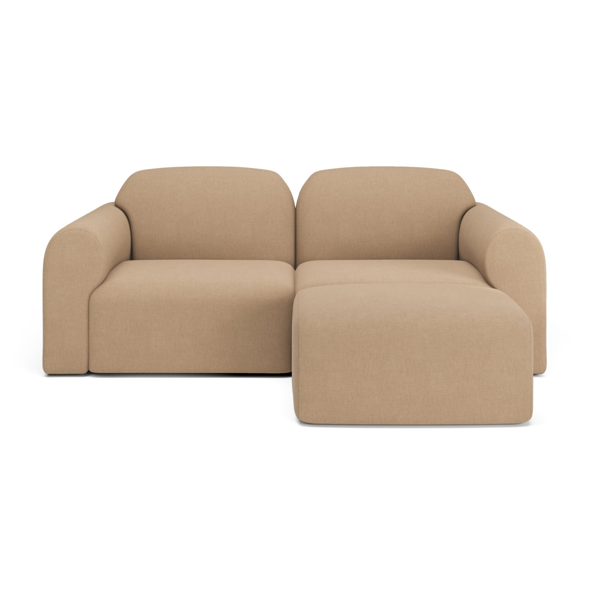 Modern European furniture - End Seater Sofa with Footstool - www.oroa.com | Oroa.com