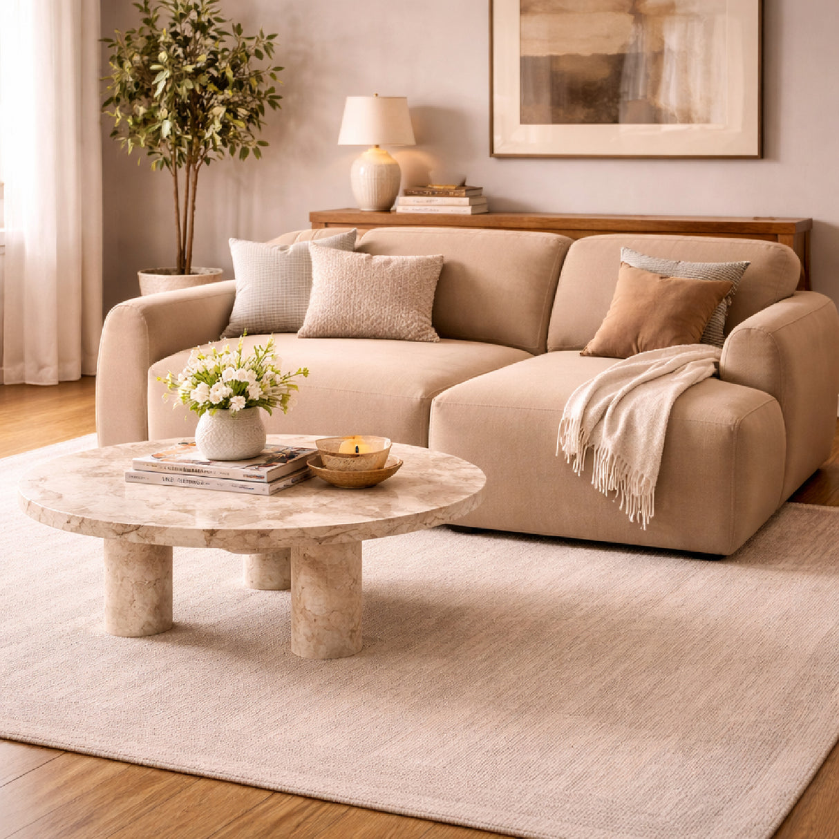 Modern European furniture - End Seater Sofa with Footstool - www.oroa.com | Oroa.com