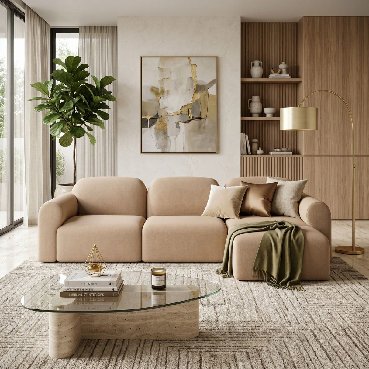 Modern or European furniture - 1-Seater Modular Sofa Set - www.oroa.com | Oroa.com