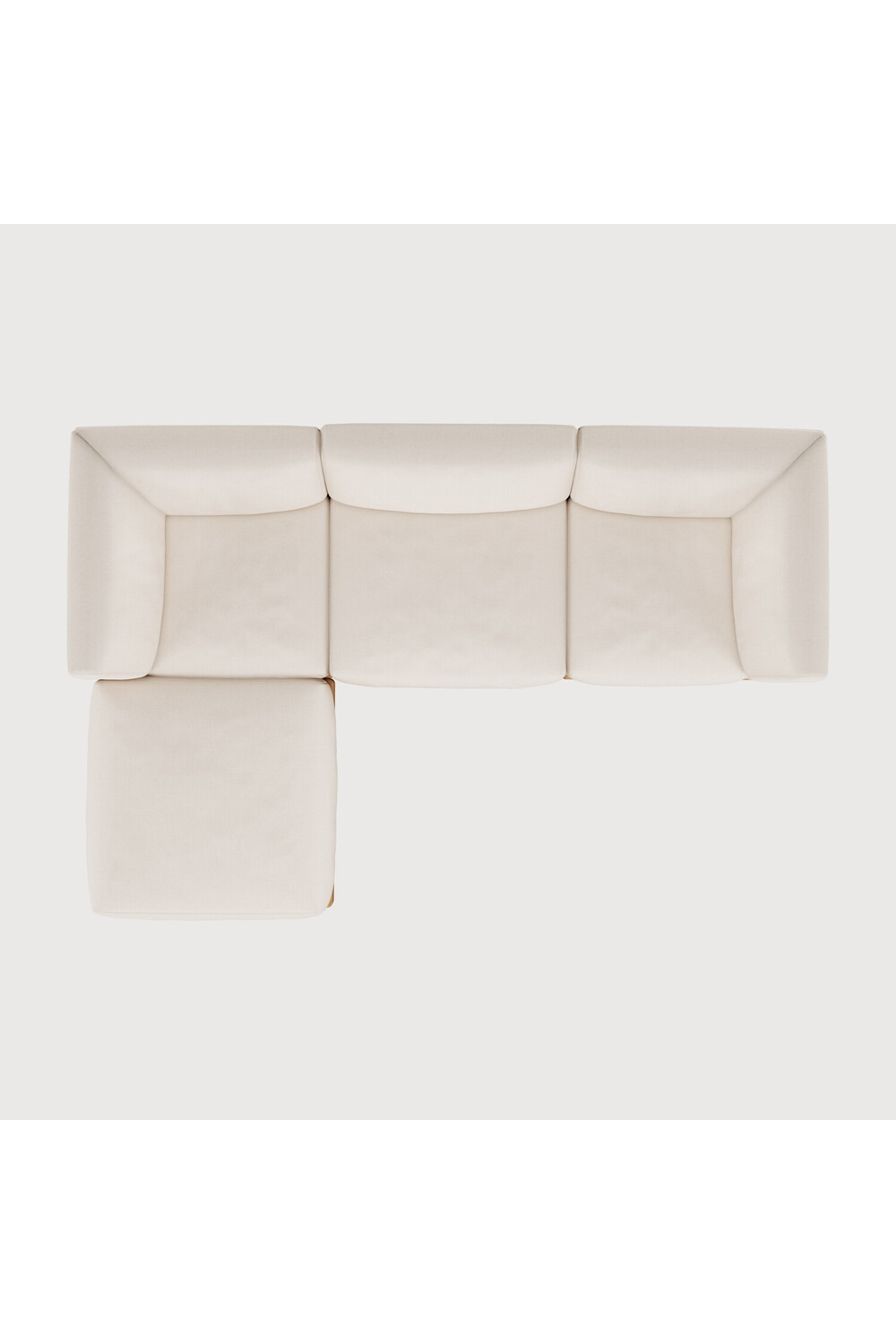 Outdoor 3-Seater Sofa with Ottoman | Ethnicraft Monocle | Oroa.com