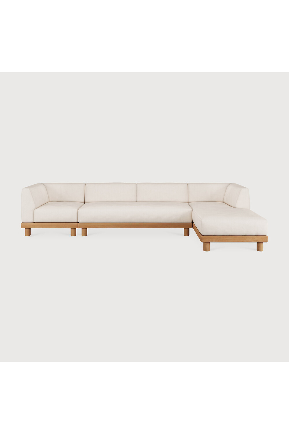 Outdoor Modular Sofa with Chaise L | Ethnicraft Monocle | Oroa.com