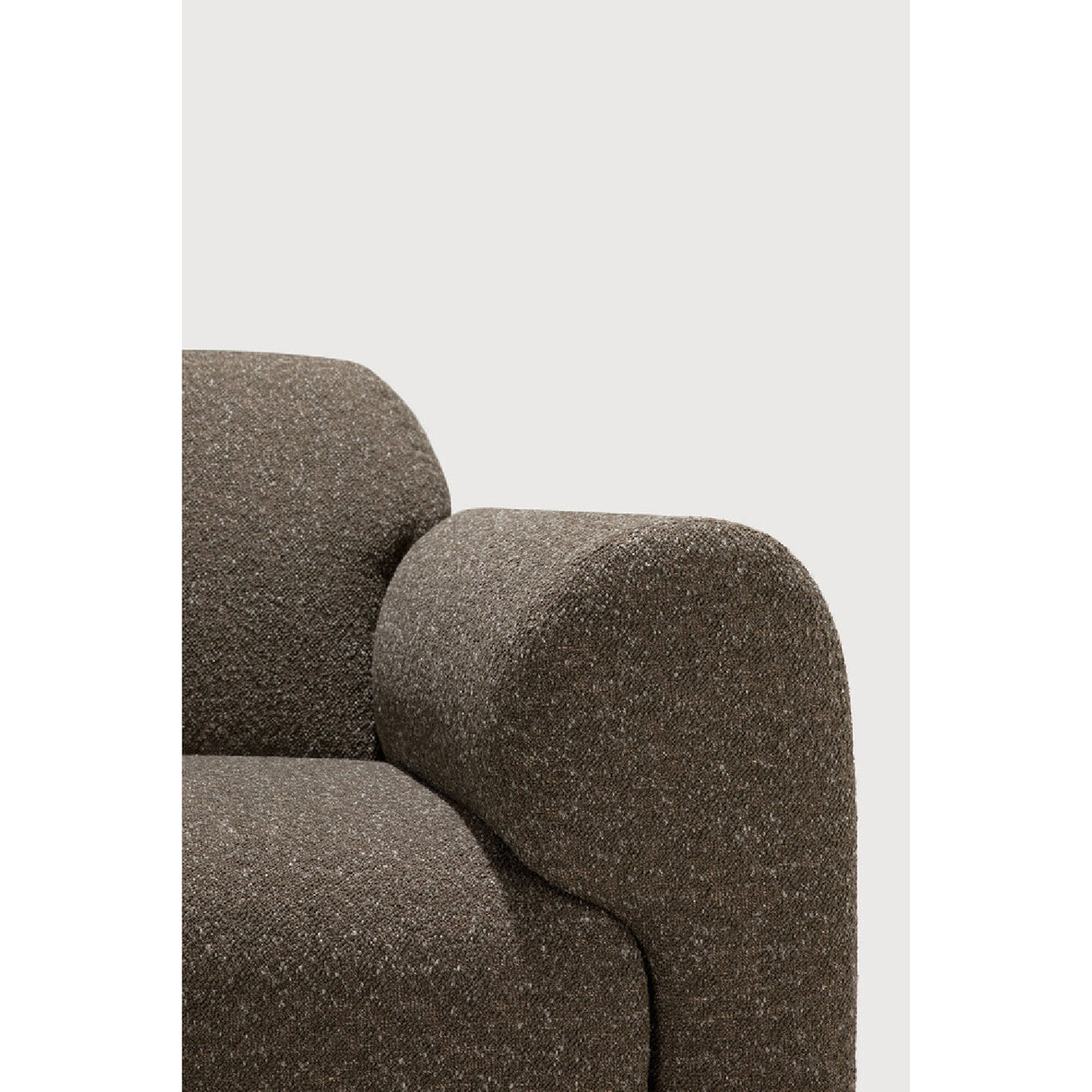 Modern European furniture - Modular Sofa with Semi - Circle Footstool - www.oroa.com | Oroa.com