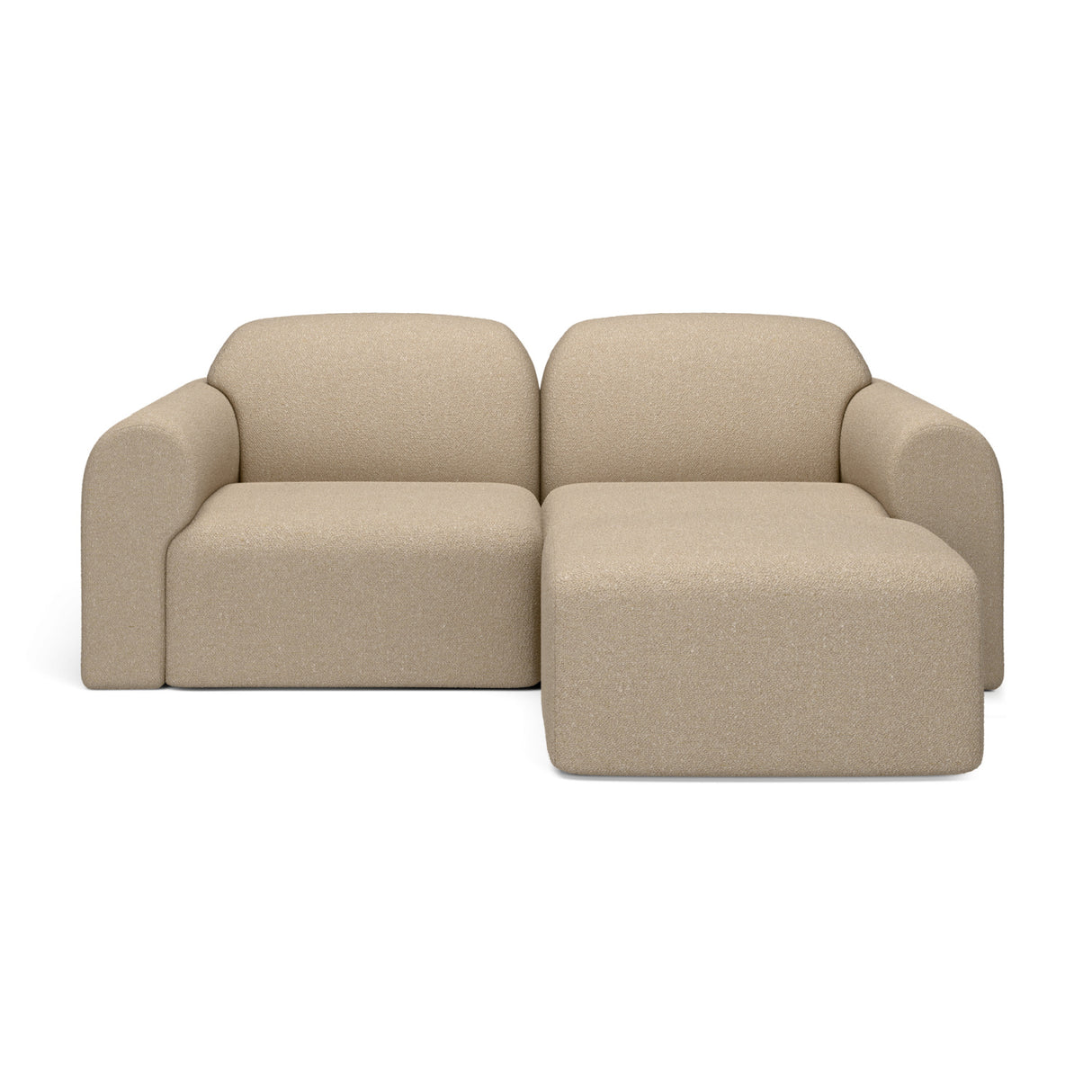 Modern European furniture - End Seater Sofa with Footstool - www.oroa.com | Oroa.com