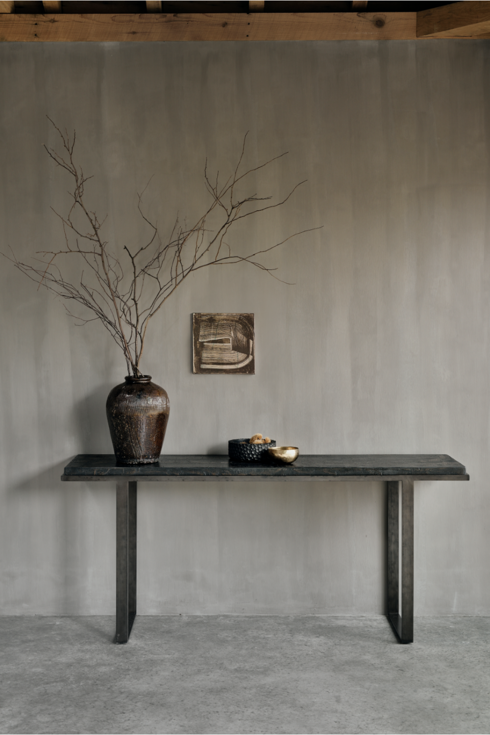 Rectangular Umber Console Table | Ethnicraft Stability | OROA.com