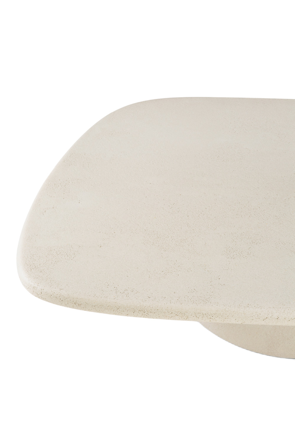 White Pebble-Shaped Coffee Table | Ethnicraft Element | Oroa.com