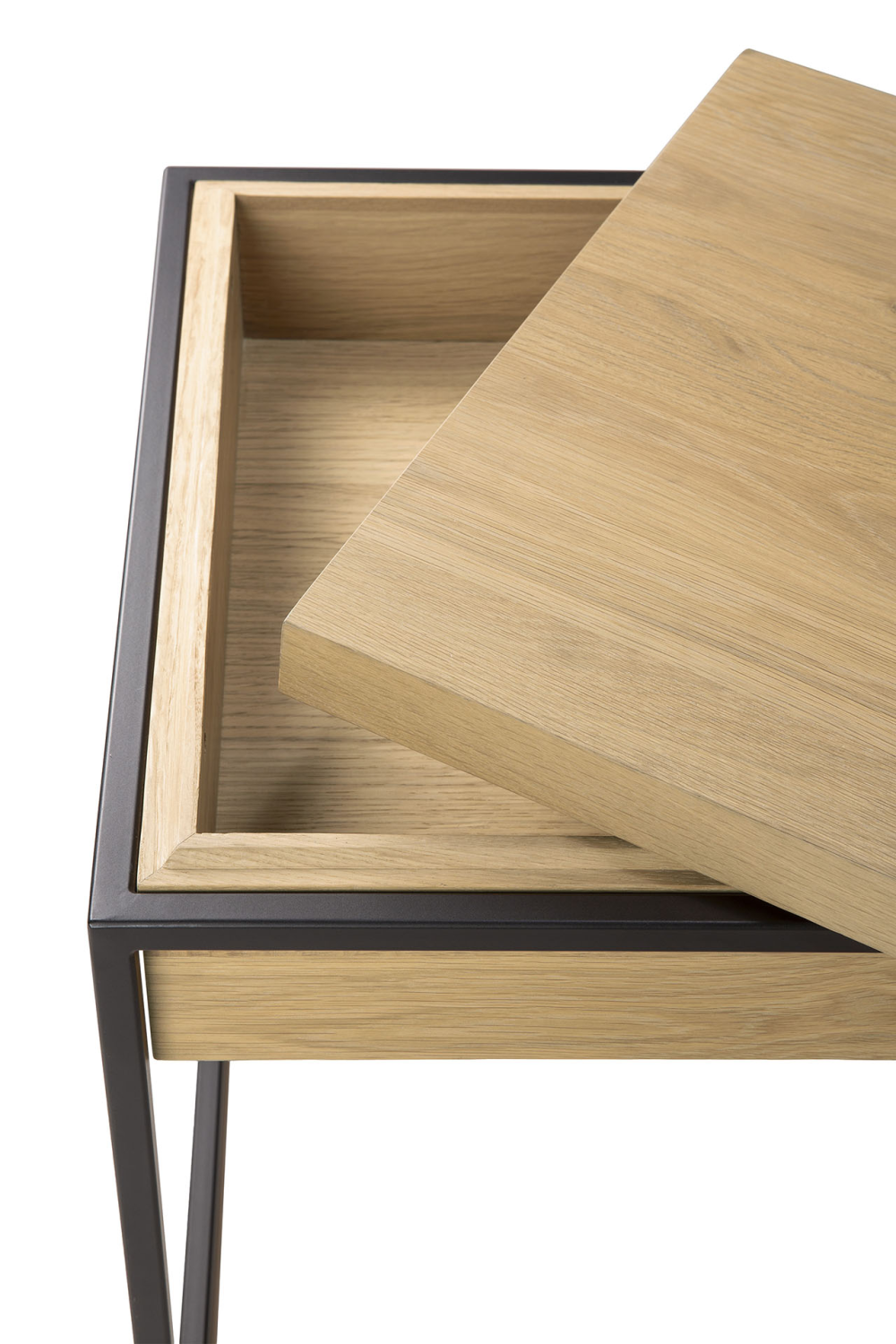 Oak Square Side Table | Ethnicraft Monolit | OROA.com