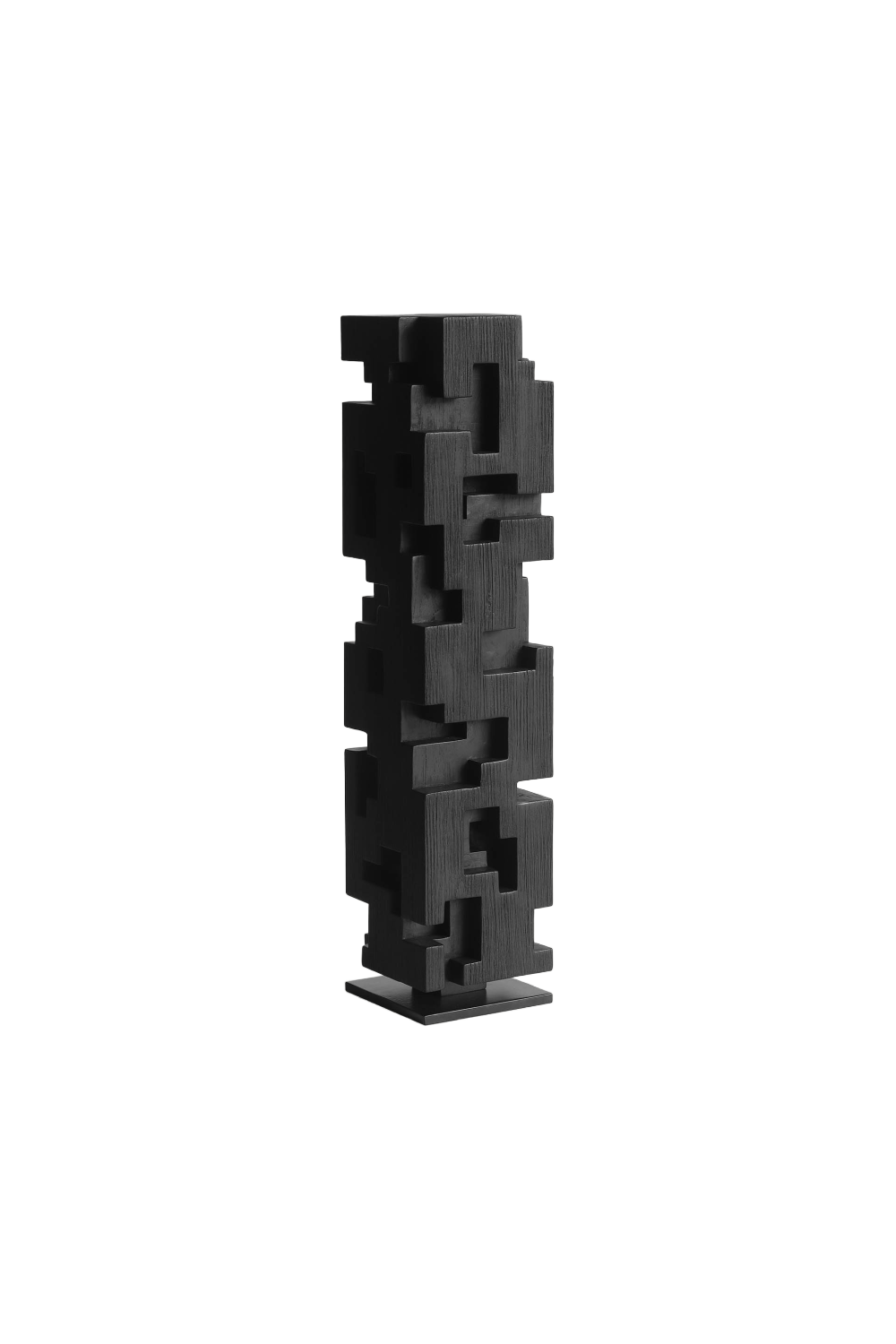 Black Teak Decorative Object | Ethnicraft Colonne | Oroa.com