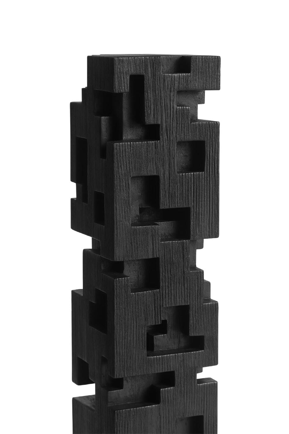 Black Teak Decorative Object | Ethnicraft Colonne | Oroa.com