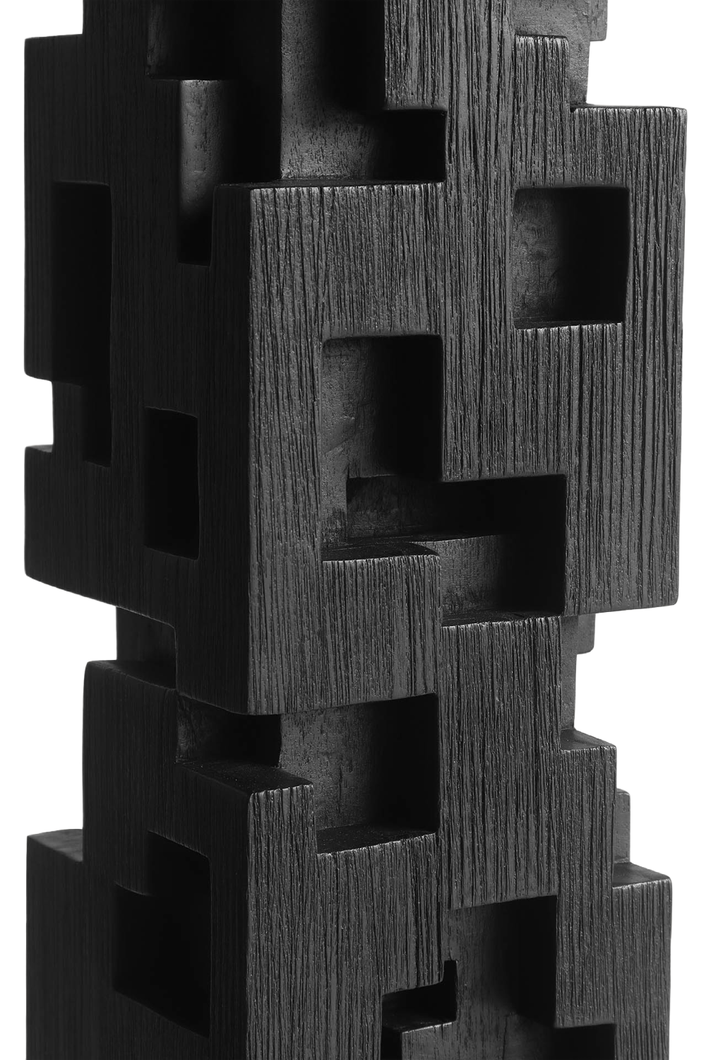 Black Teak Decorative Object | Ethnicraft Colonne | Oroa.com