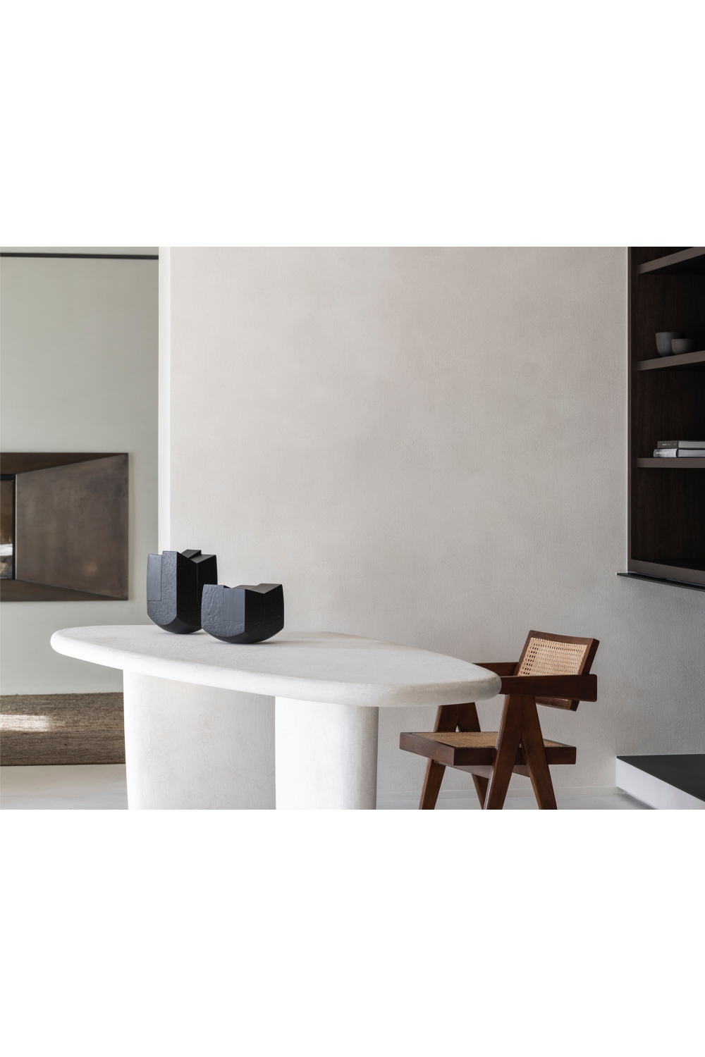 Varnished Mahogany Decorative Object | Ethnicraft Nasu | Oroa.com