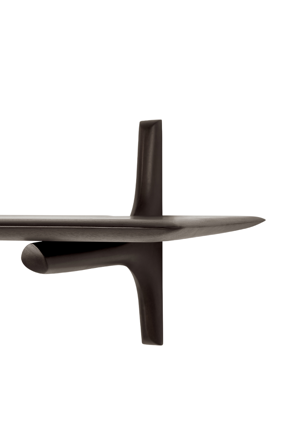 Brown Mahogany Wall Shelf | Ethnicraft PI | Oroa.com