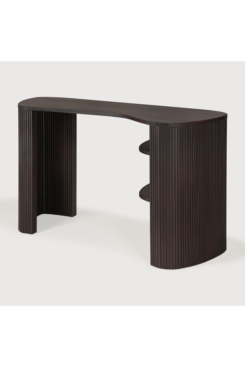 Dark Brown Mahogany Desk | Ethnicraft Roller Max | Oroa.com