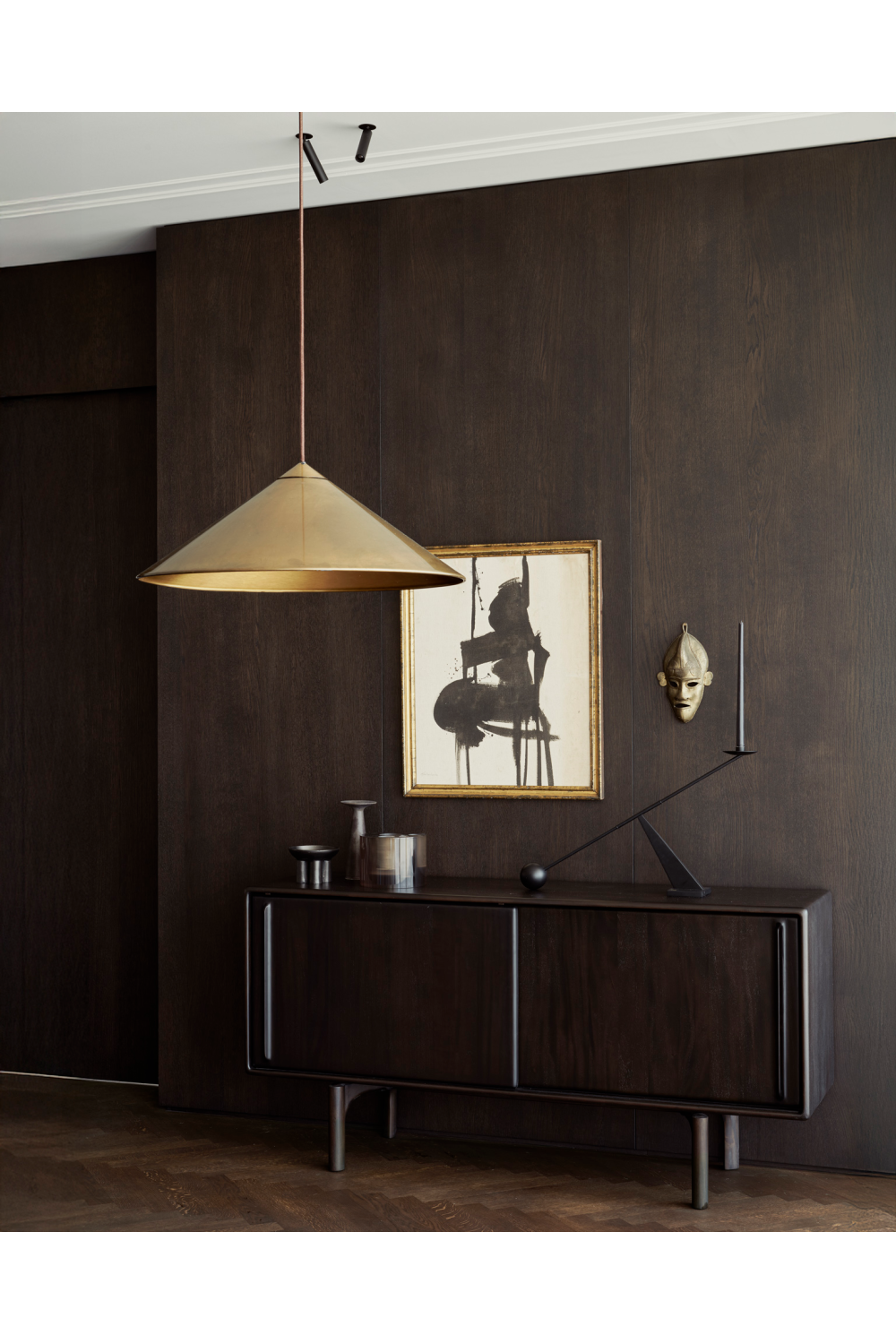 Sliding Door Mahogany Sideboard | Ethnicraft Flow | Oroa.com