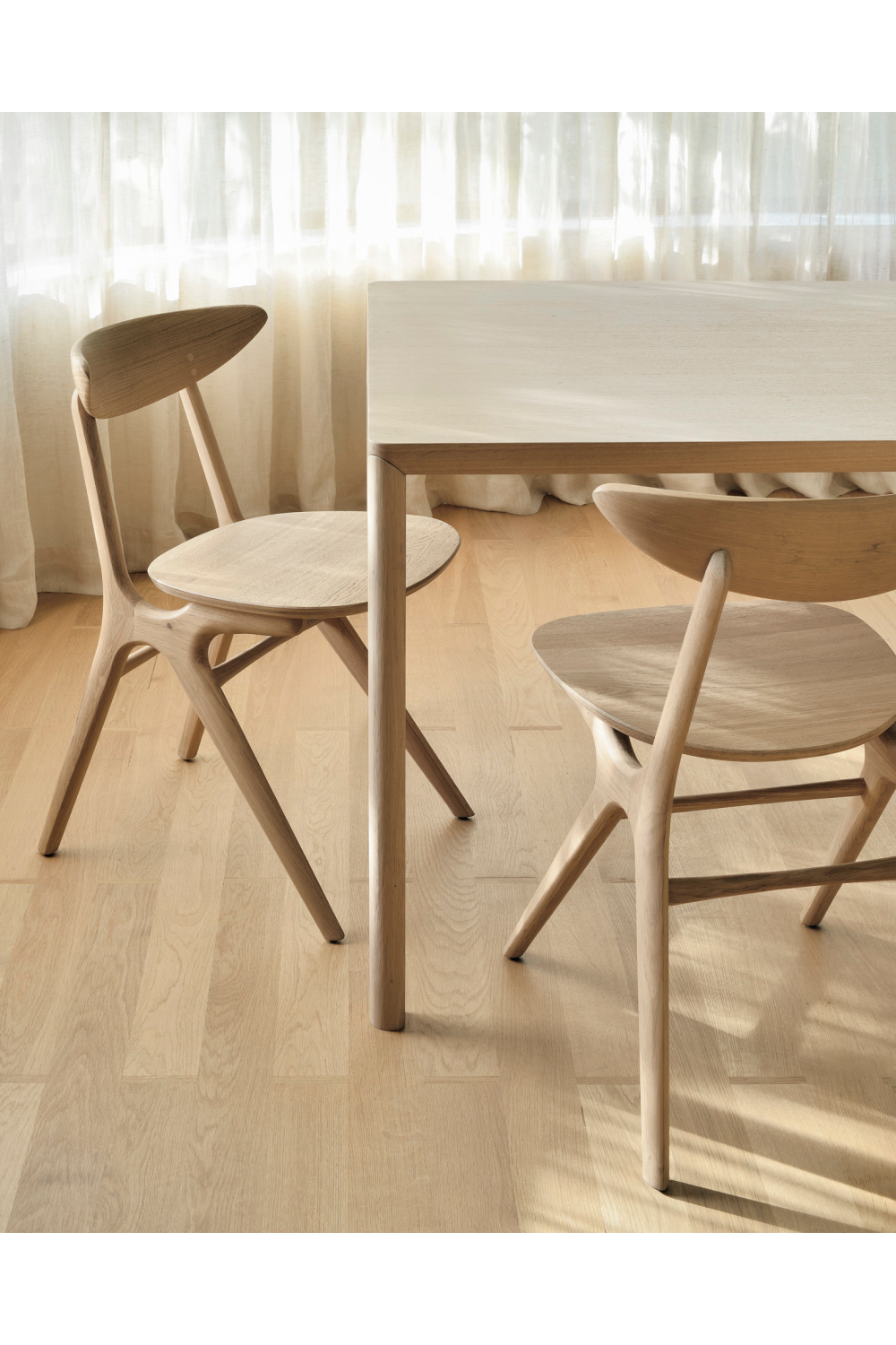 Natural Oak Dining Chair | Ethnicraft Eye | Oroa.com