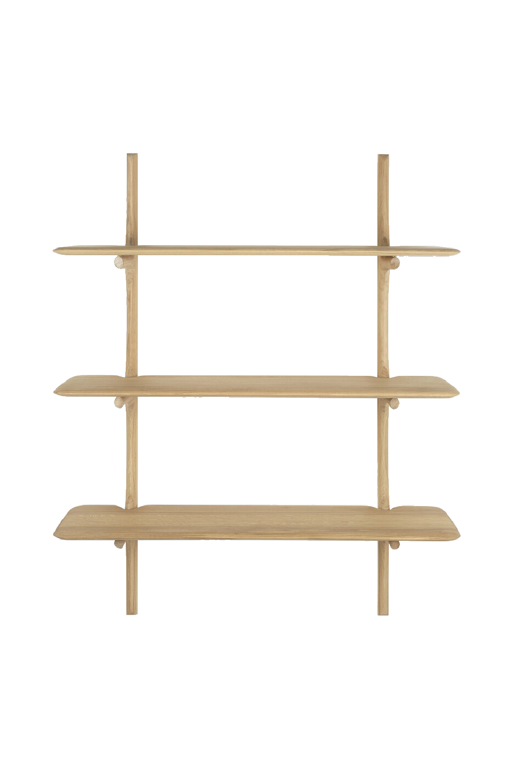 Curved Wood Wall Shelf | Ethnicraft PI | OROA.com