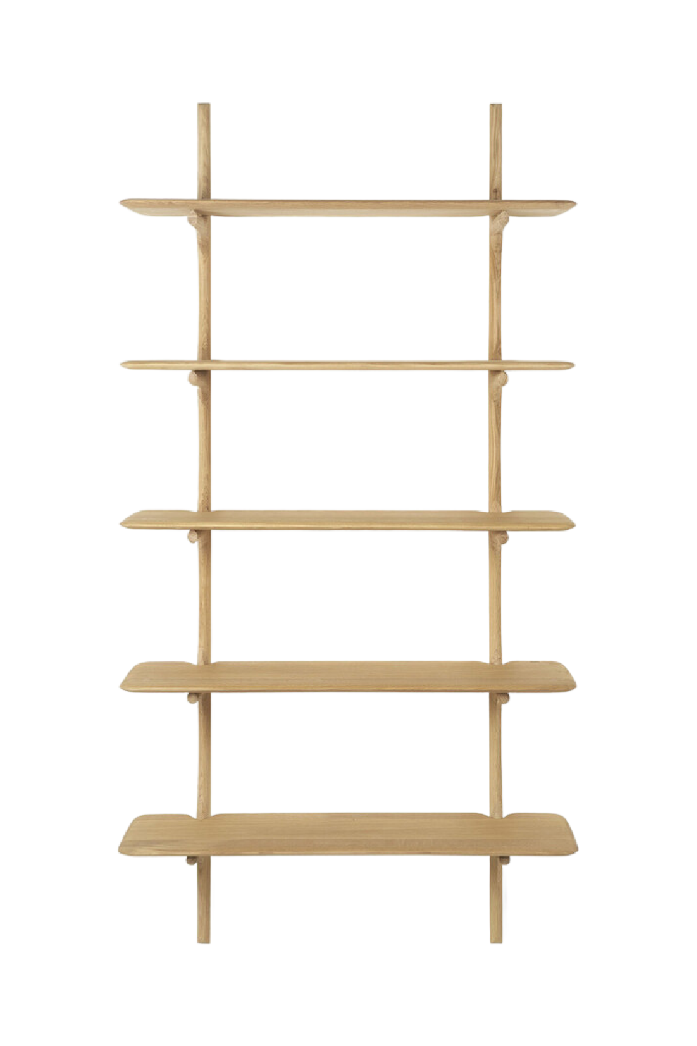 Curved Wood Wall Shelf | Ethnicraft PI | OROA.com