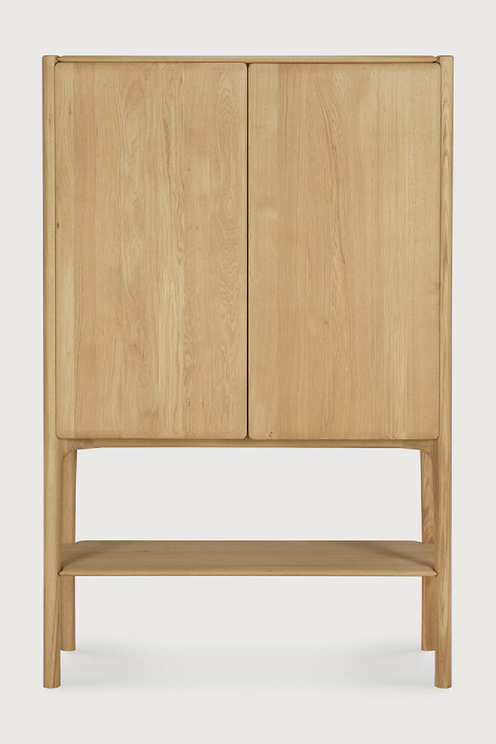 Natural Oak 2-Door Cupboard | Ethnicraft Pi | Oroa.com