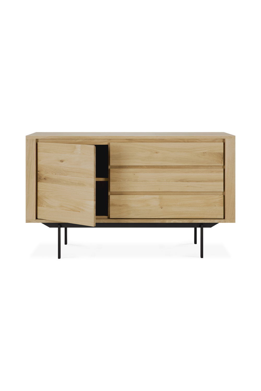 Oak Wood Sideboard with Legs | Ethnicraft Shadow