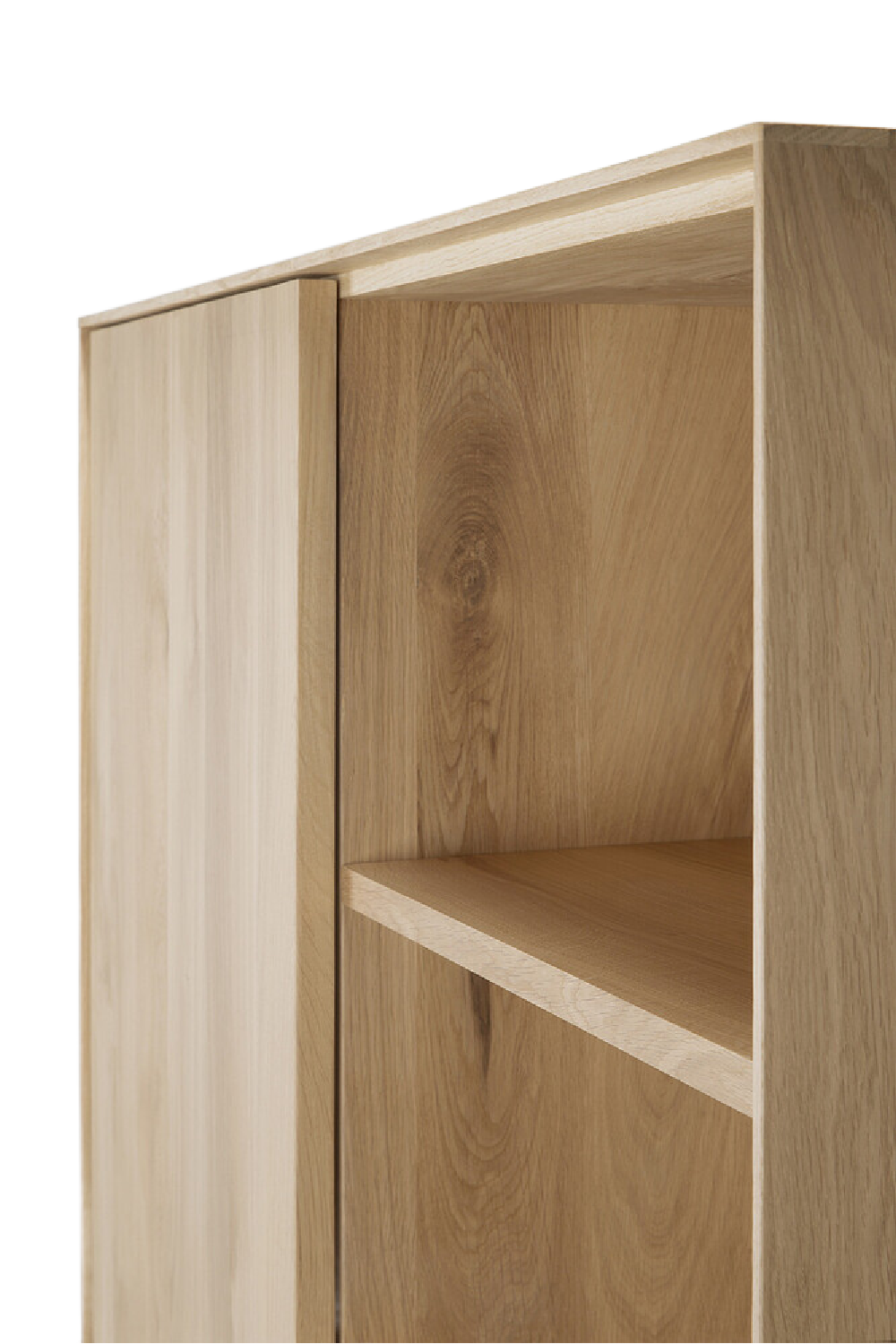 1-Door Oak Wood Cabinet | Ethnicraft Whitebird | OROA
