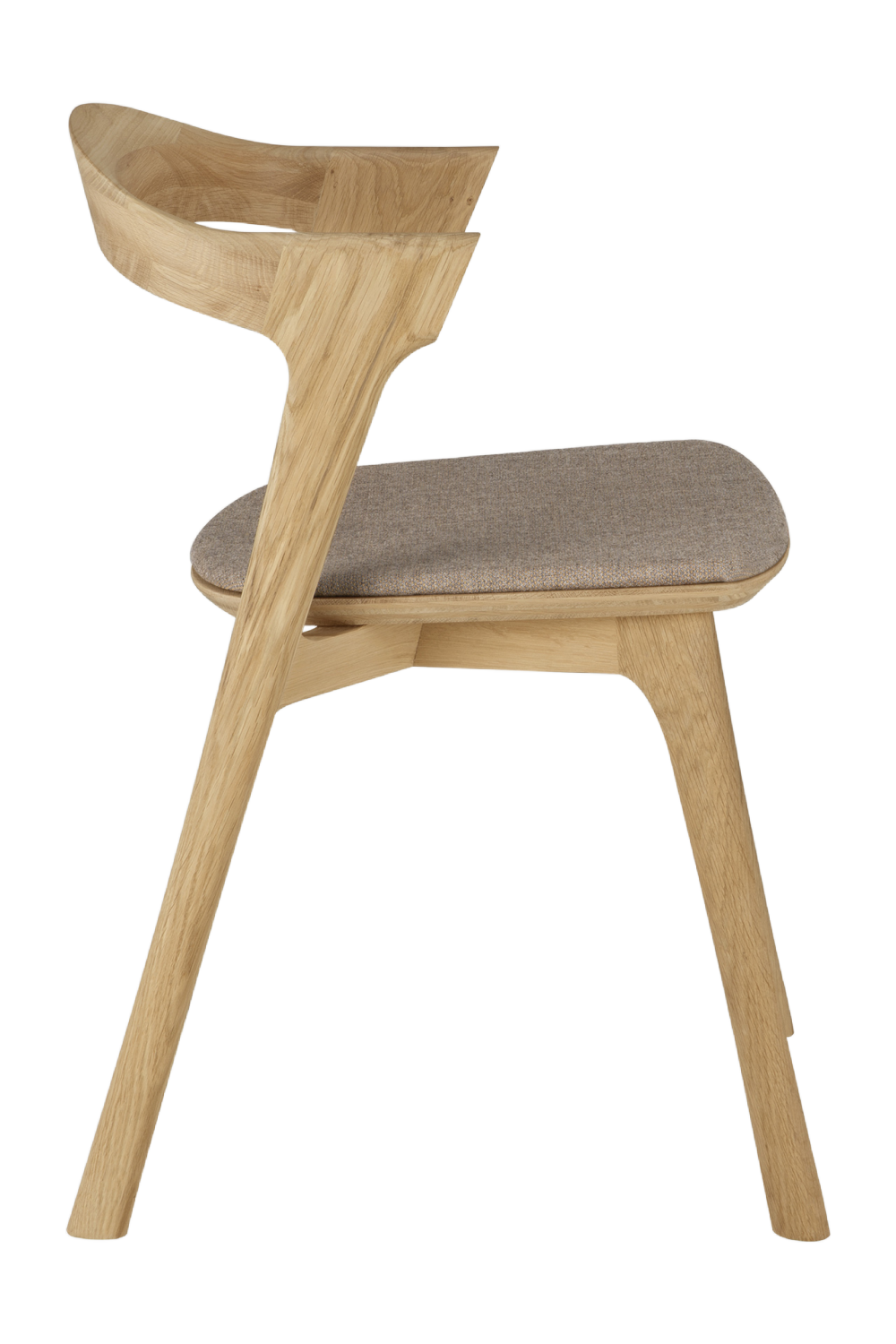 Cushioned Scandinavian Dining Chair | Ethnicraft Bok | Oroa.com