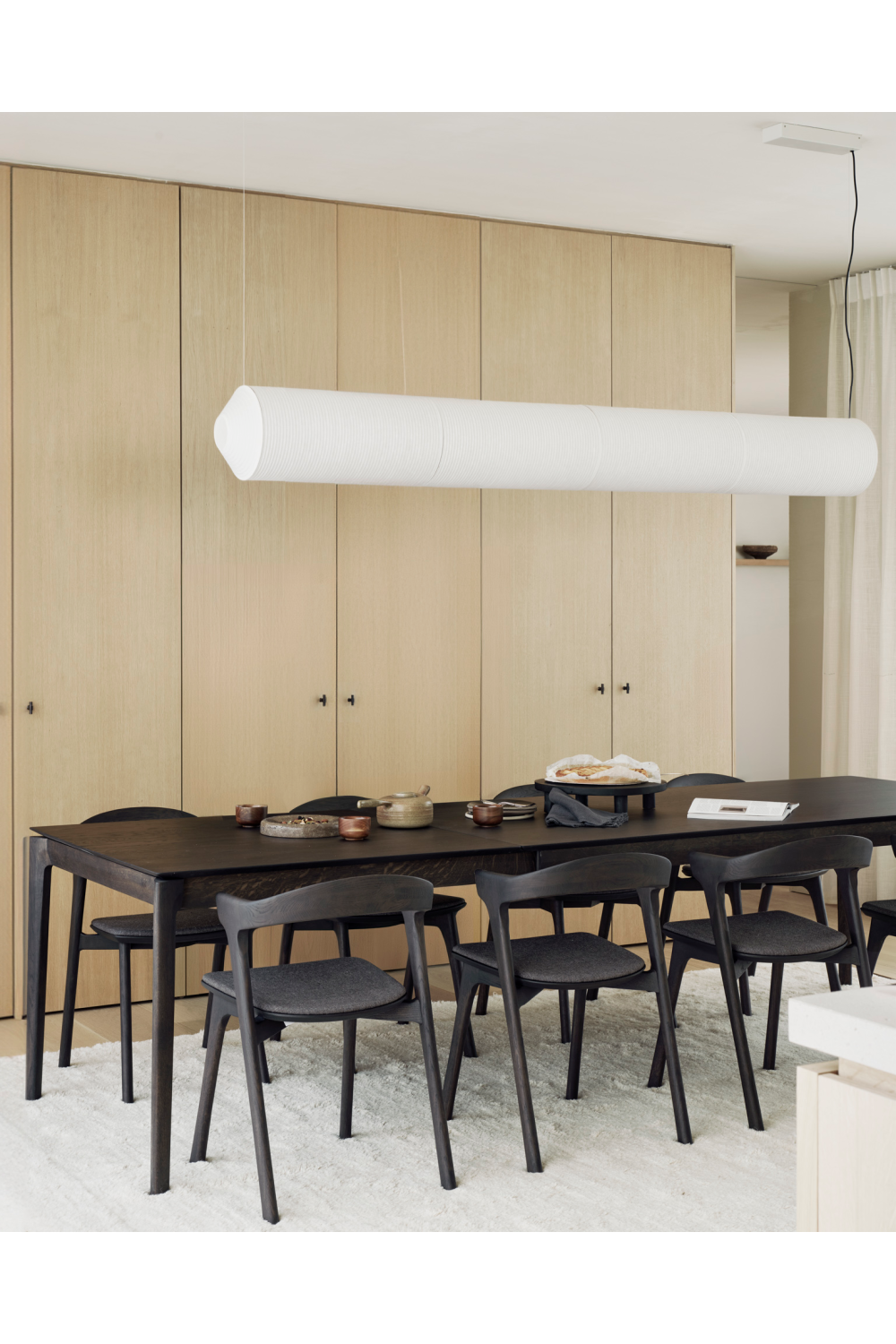 Minimalist Extendable Dining Table | Ethnicraft Bok | Oroa.com