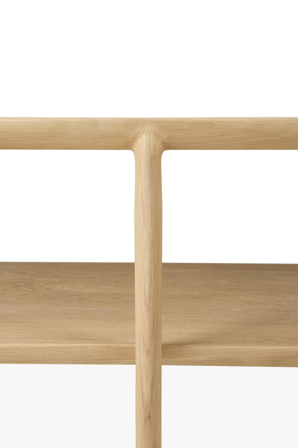 Solid Oak Oval Coffee Table | Ethnicraft Bok | Oroa.com