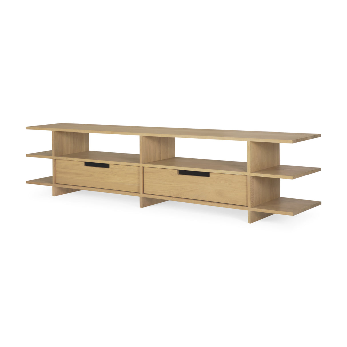 Varnished Teak TV Cupboard | Oroa.com